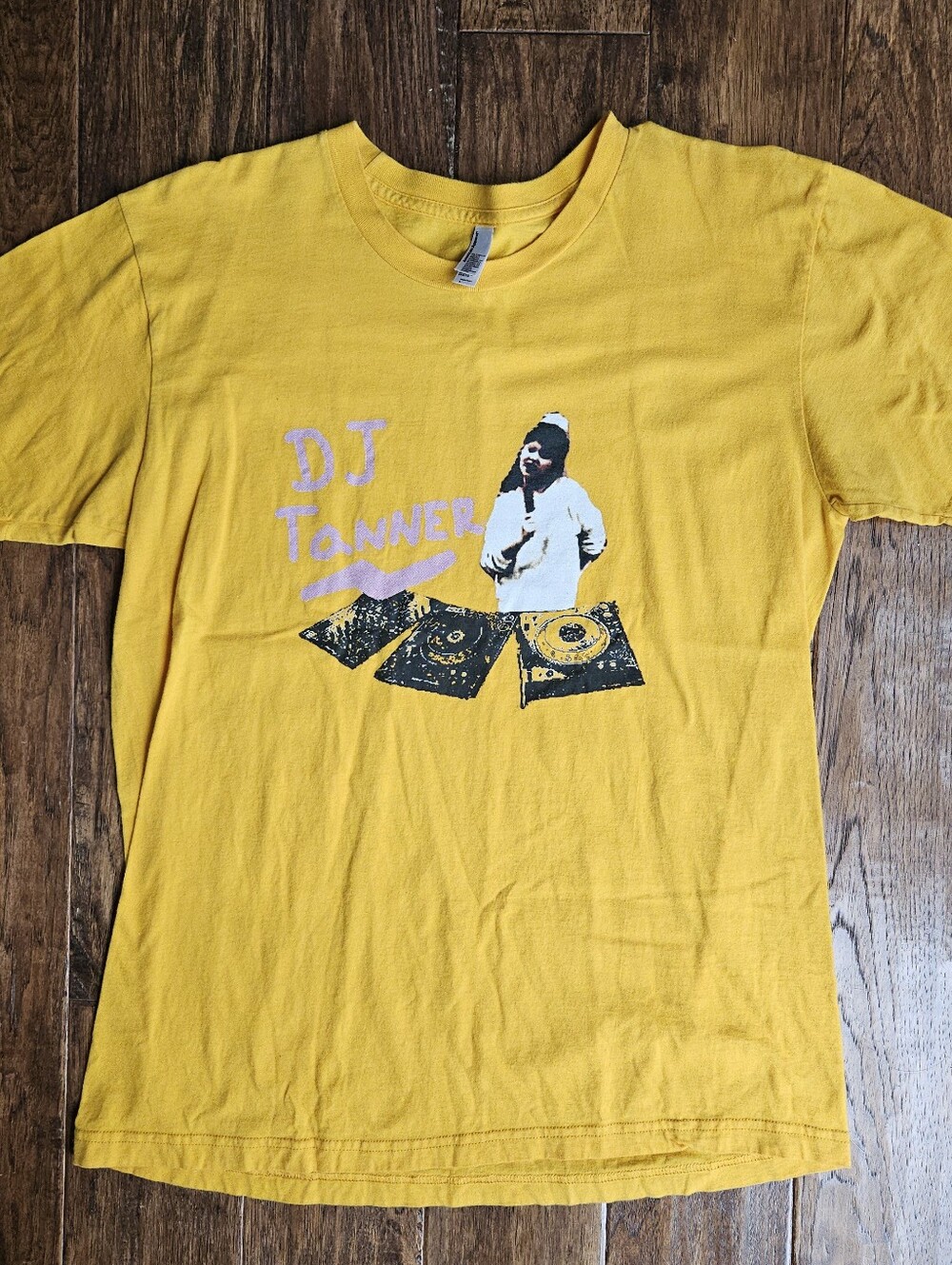 American Apparel DJ Tanner Graphic  Tee Large